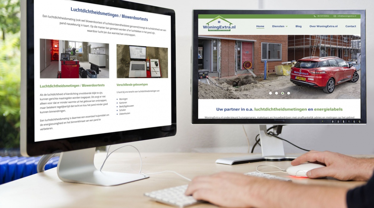 Nieuwe website van WoningExtra.nl